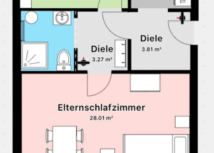 Katarinas House Mit 2 Stilvoll, Gemuetlich & Zentral Boxspringbett, Parkplatz, Balkon Oder Garten Lejlighed